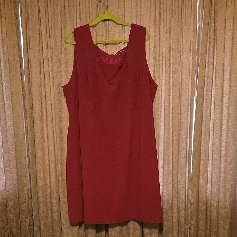Jessica London Red Sleeveless Dress